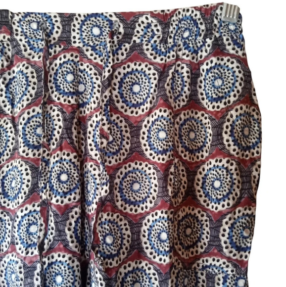 Sundance Mandala Print Zippered Ankle Jogger Pants Pockets Size XS - Picture 5 of 6